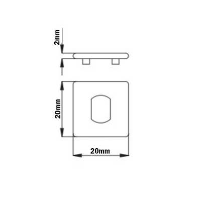 64-012-0 MODULAR SOLUTIONS PANEL CLAMP 2MM SPACER FOR 64-010-0